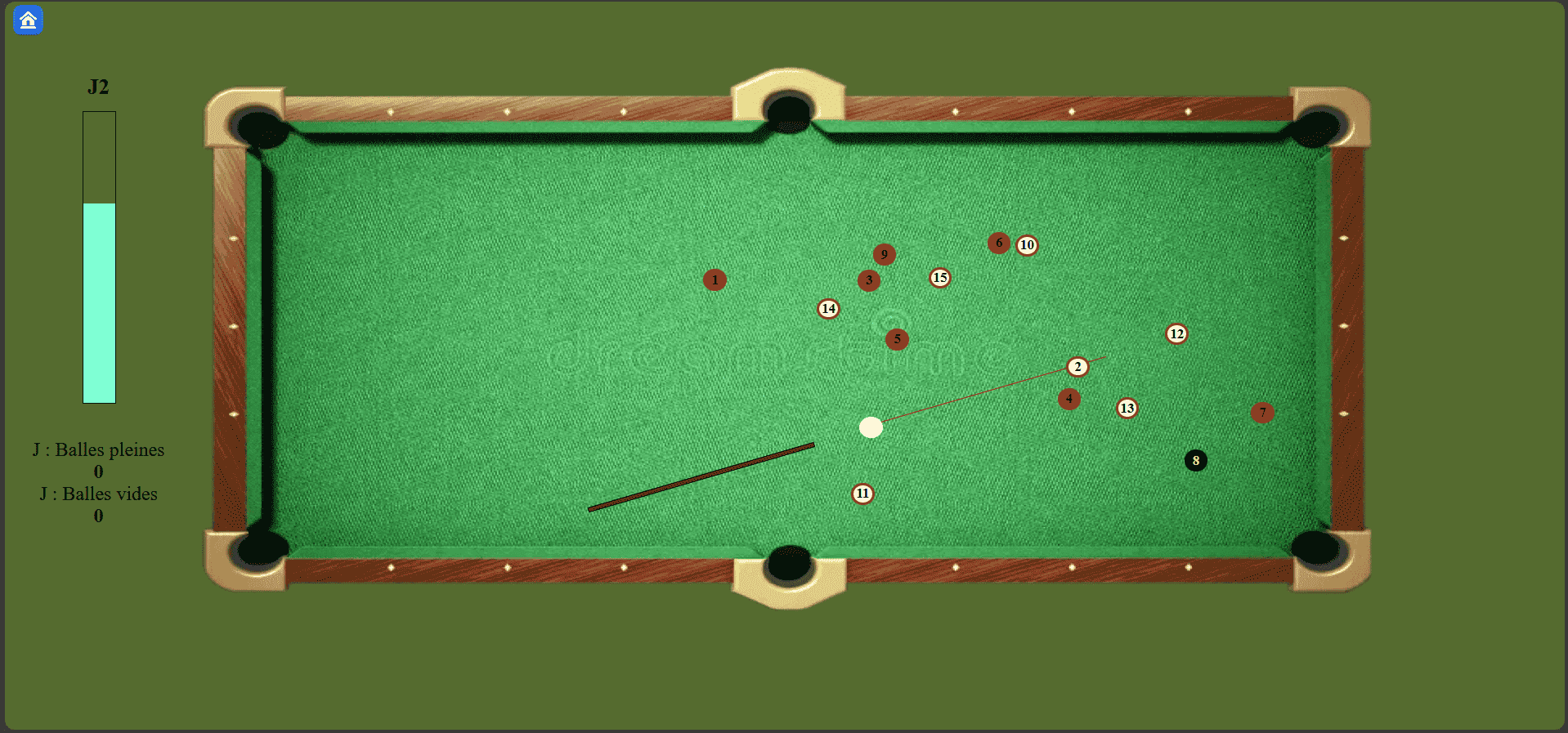 Billard 2D by Stan.co - capture 2